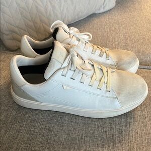 Vessi Soho Womens sz 7 White & Gray Waterproof Sneaker